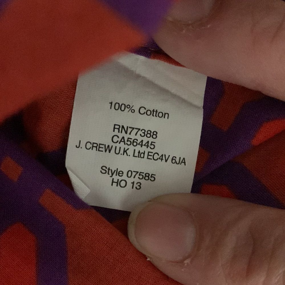 J.Crew Patterned Shirt - Picture 4 of 5